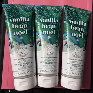 Bath & Body works Vanilla bean Noel body wash times 3
